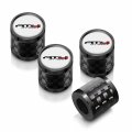 Ipick Image For Gmc At4 Logo On Real Carbon Fiber Barrel Black Aluminum Tire Valve Stem Caps White Black