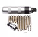 Tdpro Pack Of 12 Impact Screwdriver Screw Socket Driver Hammer Tool With Bits