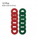 Uxcell 12 Pack Battery Terminal Anti-corrosion Washers 46x20x30mm Post Fiber Protector Red 6 Green