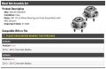 Front Or Rear Wheel Bearing Hub Assembly Set Of 2 Compatible With 2013-2015 Chevy Malibu With Abs