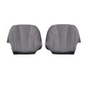 Driver And Passenger Side Bottom Replacement Cloth Seat Cover Dark Gray For Chevy Silverado 1500 2500 3500 Wt 1999 2000 2001 