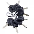 Jeenda 8pcs Ignition Keys 14707 8u-9569 14603 For Hamm Bomag Volvo Bobcat Caterpillar Jcb New Holland Dynapac Terex Skytrak