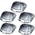 Ocpty 5pcs Cab Marker Smoke Covers Lens Ford E-150 E-250 2003-2014d E-350 Super Duty 2003-2016 For E-450 For F-250 1999-201y