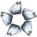 Ocpty 5pcs Cab Marker Smoke Covers Lens Ford E-150 E-250 2003-2014d E-350 Super Duty 2003-2016 For E-450 For F-250 1999-201y