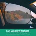 Favomoto 1 Set Sun Shade Car Window Covers Suncatcher Fors Window Sunblock Solar Blinds Windows Curtain Glass Nylon Mesh Babo 1