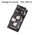 Uxcell Iec320 C14 Inlet Module Connector Male Power Socket W Switch Ac 250v 10a Green 1pcs