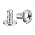 1 4-20 X 2 Truss Head Phillips Machine Screws Full Thread Drive 304 Stainless Steel 18-8 Bright Finish Quantity 25 