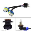 2pcs Head Light Halogen Replacement Conversion Harness 9003 Hb2 H4 P43t Pigtail Male Female Socket Plug Connector 9005 Hb3 P20d