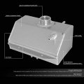 Aluminum Radiator Coolant Expansion Overflow Tank Reservoir Compatible With Ford Mustang 2015-2018