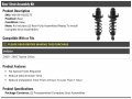 Rear Strut And Coil Spring Assembly Set Of 2 Compatible With 2000-2005 Toyota Celica