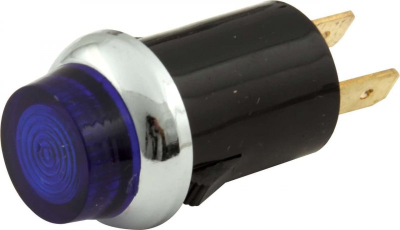 Bryke Racing Quickcar Replacement Warning Light For Gauge Panels Blue