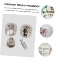 Partykindom 20 Pcs Shelf Pin Cabinet Alloy Eccentric Wheel