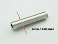 Autobahn88 Straight Aluminum Alloy Vacuum Hose Joiner Od 1 4inch 6mm