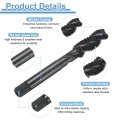 Spiral Flute Thread Taps 3 8-16 Unc H2 Machine Threading Tap Bit Nitrided Coated Screw Tapping Repair Tool M2 High-speed Steel