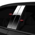 For 2002-2010 Ford Explorer With Keypad 4pc Stainless Steel Chrome Pillar Post 