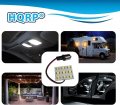 Hqrp 4-pack Ba15s Bayonet Base 9 Leds Smd 5050 Led Bulb Cool White Replacement For 1141 1156 Jamboree Searcher Rv Interior