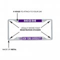 Desert Cactus New York University Metal License Plate Frame For Front Or Back Of Car Officially Licensed Mom 