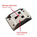 Safercctv Rv Door Holder T-style Stainless Steel Entry Catch Hardware Parts For Cargo Trailer Camper Motorhome 2pcs