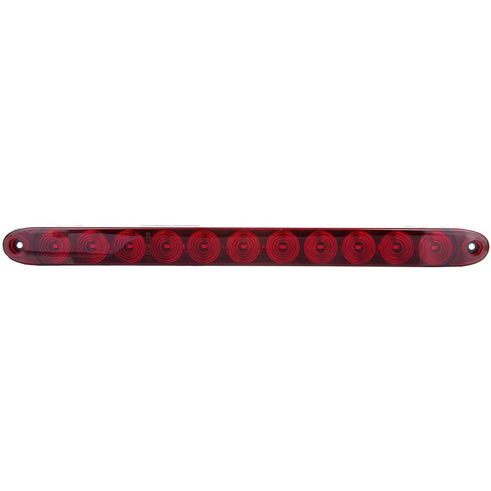 2 Pack 15 In 11led High Low Red Dim Brake Light Waterproof Side Marker Clearance Trailer Lights For Truck Rv Bus And Atv