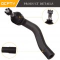 Ocpty New 2-piece Fit For 2003-2005 Toyota Echo Outer Manual Steering-2 Front Right Left Outer Tie Rod End