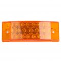 Ocpty Marker Lights 4pcs 16led Amber Side Bulbs 10x Replacement Fit For Truck Bus Boat Suv Atv Trailer Indicator Light Total 14