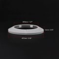 Uxcell Pipe Cover Decoration 40mm Pp Plastic Escutcheon Water Drain Line White 10pcs