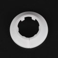 Uxcell Pipe Cover Decoration 40mm Pp Plastic Escutcheon Water Drain Line White 10pcs