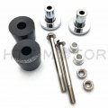 Httmt Mt219-054- No Cut Frame Slider Compatible With Suzuki Gsxr 600 750 2005-2008 Fjr1300 2006-2010 N