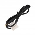 Aramox Car Aux Audio Cable 1m Long Input Adapter 3 5mm Clear Sound Black Replacement For Mazda 2 5 6 Mx5 Rx8 Music Player