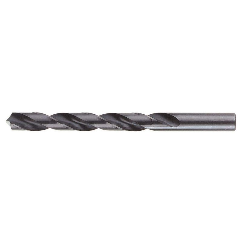 High Speed Steel Drill Bit 3 8 In Regular Point 118 Degrees Jobber Length Black Oxide Finish 53120