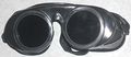 10 Black Welding Goggles 50mm Round Lens Fixed Front Shade 5 