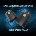 2-pack Garage Door Opener Remote Control For Genie Intellicode Overhead Gic90-3 Gic Ocdt-3 Git90-3 Acsctg Type 3 And 33069t