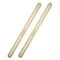 2 Pack Stainless Steel Flat Mending Plates 14 1 Inch Support Bracket With Slotted Holes Fixing Connector For Wood Furniture 