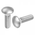 Uxcell 1 2-13x1-3 4 Carriage Bolt Round Head Square Neck 304 Stainless Steel 5pcs