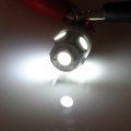 Ocpty 10 Pack White Ba9s Led Light Bulb Bright Instrument Panel Gauge Cluster Dashboard Bulbs