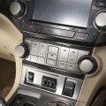 Llkuang For Toyota Highlander 2009 2010 2011 2012 2013 Real Carbon Fiber 3d Sticker Air Conditioning Switch Control Frame Trim