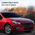 Front Bumper Grille Grill Honeycomb Glossy Black Fit For Mazda 3 Axela 2017 2018 2019