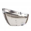 Kuafu Chrome Motorcycle Battery Panel Cover Fairing Right Side Compatible With Yamaha 1984-up Xv 700 750 1000 1100 Virago