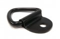 The Rop Shop 6 Pack 1 4 Black Steel D Ring Bracket Clip Anchor Tie Down Trailer Truck Atv Boat