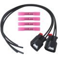 2 Pack Abs Wheel Speed Sensor Connector Pigtail Wiring Harness Replace 645 134 S 1895 19352068 Fits Ram 2500 Jeep Chrysler 