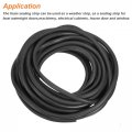 Uxcell Foam Rubber Weather Seal Strip 10mm 0 39 Diameter X 10 Meters 32 81ft Long Round Epdm Solid For Reduce Noise Shock