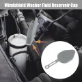 2pcs 28913jk60a Gray Car Windshield Washer Fluid Reservoir Tank Bottle Cap Cover For Nissan 350z 370z Cube