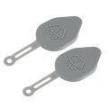 2pcs 28913jk60a Gray Car Windshield Washer Fluid Reservoir Tank Bottle Cap Cover For Nissan 350z 370z Cube 
