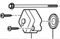 Flojet 02090-104 Pressure Switch Assembly 35 Psi Electronic Normally Closed Brass Contact Crimp Connector 02090104