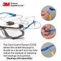 3m Safety Glasses Virtua Ccs Ansi Z87 Anti-fog Clear Lens Blue Frame Corded Ear Plug Control System Removable Foam Gasket