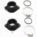 Secosautoparts 2set Carburetor Intake Manifold Boots Compatible With Yamaha V Star 1100 Xvs1100 1999-2009