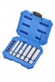 Kauplus 6pcs Swivel Spark Glow Plug Socket Set 360 Degree Universal Joint Thin Wall Removal Installation Tool Kit-1 4a  3 8a 