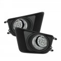 Spyder Auto Led Fog Lights Black Clear