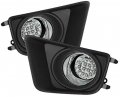 Spyder Auto Led Fog Lights Black Clear 