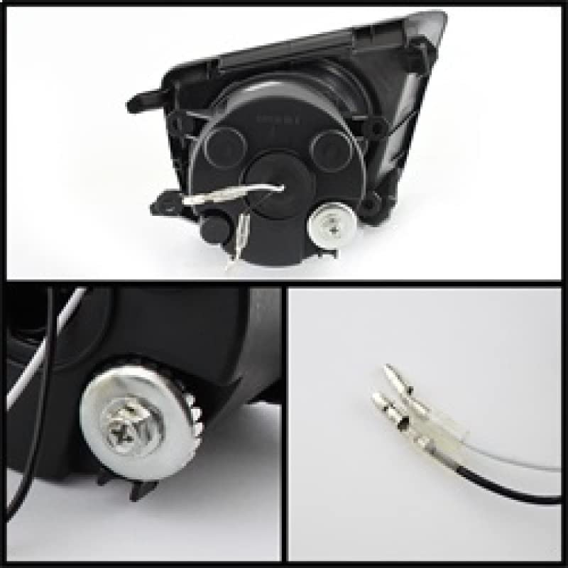Spyder Auto Led Fog Lights Black Clear